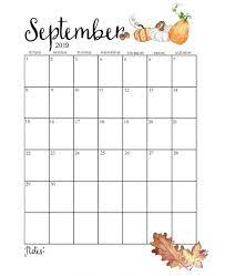 September Calendar Picture Ideas
