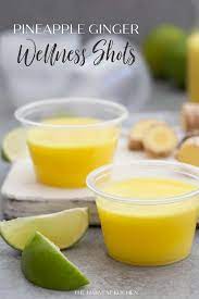 Pineapple Ginger Shot Recipe Ginger Shot Ginger Shot Recipe Shot Recipes