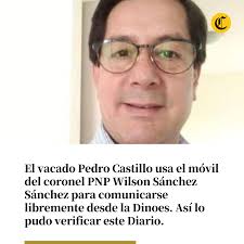 📱 #URGENTE 🔴 Este Diario pudo comprobar que el golpista Pedro Castillo  emplea el teléfono móvil del coronel PNP Wilson Sánchez Sánchez, quien  dirige la investigación contra el exmandatario por rebelión.  https://bit.ly/3YCxqYa