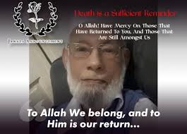 Obituary* To Allah we belong and to Him we shall return. *إِنَّا لِلّهِ  وَإِنَّـا إِلَيْهِ رَاجِعونَ* It is heart breaking to inform about sad  demise of *Mother* of Col Karim Aurangzaib (Retd), *