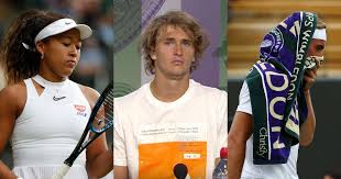 Greek star stefanos tsitsipas said he is determined to help break the wimbledon title stranglehold andy murray, the 2013 and 2016 wimbledon winner who is returning at queen's in the doubles after. Wimbledon Naomi Osaka Alexander Zverev Tsitsipas Wimbledon Upsets Show Pressure Is No Privilege