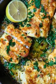 Best Baked Cod Recipe Out There Prepared Greek Style With A Few Spices And A Mixture Of Lemon Juice Olive Oil And L Baked Cod Recipes Fish Dinner Cod Recipes