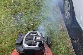 We don't know what the problem is yet.bad. Why Your Lawn Mower Blows Blue Smoke Lawnmowing 101 How To Start And Grow A Lawn Care Business