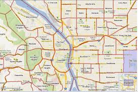 Portland Zip Code Map Portland Neighborhoods Map Irvington