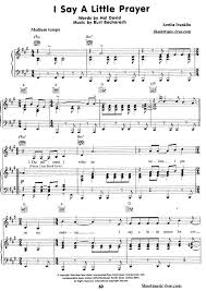 Lyrics to i say a little prayer by aretha franklin from the renaissance presents pacha ibiza, vol. Pin On Music Scores