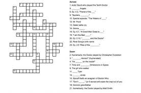 Pop culture crossword puzzles printable. Doctor Who Crossword Puzzle Clues Doctor Who Crossword Doctor
