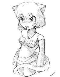 This is your last drawing step and all you have to do is add the daze circles in the kitten's eyes and then give him some whisker lines. Anime Cute Baby Kitten Anime Cute Cat Coloring Pages Coloring And Drawing