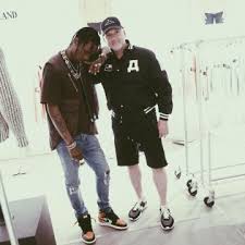 Travis scott premieres collaborative air jordan 1 high reverse on feet: Sneakers Air Jordan 1 Retro High Og Shattered Backboard Worn By Travis Scott On His Instagram Account Spotern