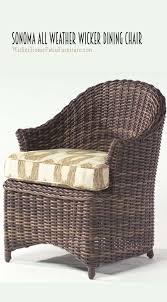 Smdc Sonoma Outdoor Wicker Dining Chair Wicker Dining Chairs Dining Chairs Wicker Furniture