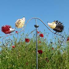 Windspiele mit vogelmutter und baby bird outdoor garten home hängen dekor. Windspiel Unruhe Gartendekoration Garten Pendel Igel Familie Igelchen
