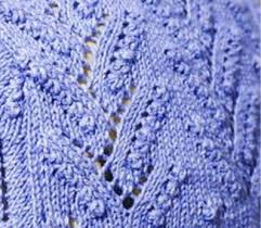 Bobble stitch tutorial from debrosse_nyc yarn: Bobble Lace Vines Knitting Stitch 1 Knitting Kingdom