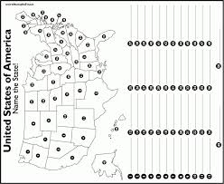 How much do you know about these capitals? 50 States And Capitals Map Worksheet Us States Capital Map Quiz Cdoovision Inside Printable States And 791 X Homeschool Social Studies Map Quiz Social Studies