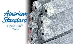 Usually the spine type fins are used on aluminum tubing condenser coils, which is touted as more of a heat dissipater which is debatable, but is more susceptible to more caustic atmospheres such as salt air near. Nj Central Air Conditioning Systems American Standard Hvac