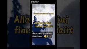 Siapa Tak Lupa Lafadz Doa Qunut Youtube