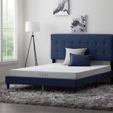 We have plush, pillow top, firm & contoured mattresses. Lucid Bliss 5 Gel Memory Foam Mattress Twin Walmart Com Walmart Com