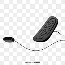 Keyboard And Mouse Computer Accessories Computer Clipart Black And White Product Cartoon Png Transparent Clipart Image And Psd File For Free Download Mouse Computer Computer Computer Accessories