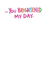 Funny Thank You Card Bright Thanks From Cardfool Com