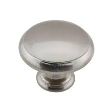 If you're settled on the color of nickel, you'll also have to decide if you prefer brushed nickel vs. Richelieu Hardware 1 3 16 In Brushed Nickel Classic Knob Bp80930195 The Home Depot