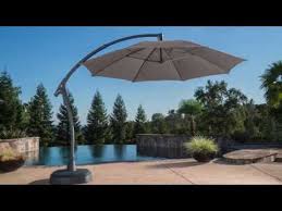 Cover for 3.5m cantilever parasol. Proshade 11ft Cantilever Umbrella Video Instruction Youtube
