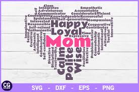 Download Mom Svg Heart Word Cloud Digitanza