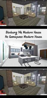 Bloxburg Modern House Ideas No Gamepasses Beautiful Bloxburg 14k Modern House No Gamepass Modern Hou Modern House Diy Wall Decor For Bedroom Blue Bedroom Decor