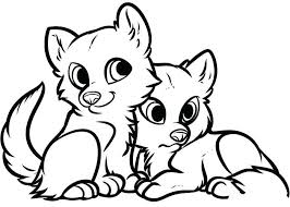 Cute Anime Wolf Pack