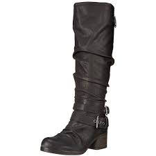 Carlos By Carlos Santana Women S Claudia Wide Calf Motorcycle Boot Stylish Fall Boots Boots Boots Women Fashion