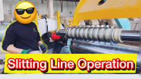Slitting Line Operation | Metal coil slitting line | How to running  slitting machine ?
