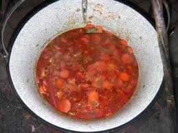 Kessel Feuriges Ungarisches Kesselgulasch Bogracs Gulyas Rezept Rezept Kesselgulasch Rezepte Gulasch