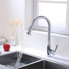 single handle high arc pull out kitchen