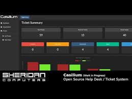 An open source help desk system's source code can be tweaked according to the requirements of the customers to fit into their business environment. Casilium Free Open Source Help Desk Ticket System Work In Progress Youtube