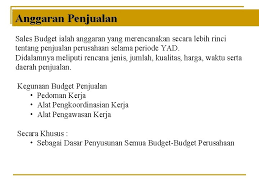 Apakah kamu sedang mencari contoh soal latihan untuk tes tertulis pppk (pegawai pemerintah dengan perjanjian kerja)? Anggaran Penjualan Anggaran Penjualan Sales Budget Ialah Anggaran