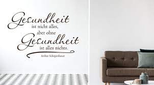 Wandtattoo Zitate Gesundheit Gesundheits Wandtattoos