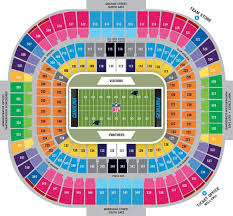 Boa Stadium Map Bank Of America Stadium Seat Map North