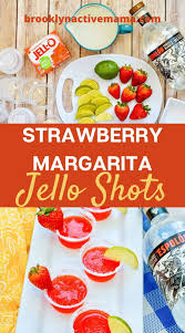 Easy And Fun Strawberry Margarita Jello Shots Recipe Recipe In 2020 Strawberry Margarita Jello Shots Margarita Jello Shots Jello Shot Recipes