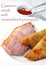 Gammon Steaks With Spicy Caramelised Pineapple Slices Cooksister Food Travel Photography Gammon Steak Pork Recipes Steak