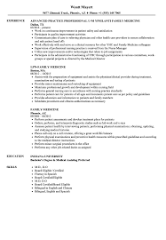 A medical student cv is essential for an intern post. Family Medicine Resume Samples Velvet Jobs