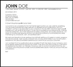 Free Call Center Agent Cover Letter Templates Resume Now
