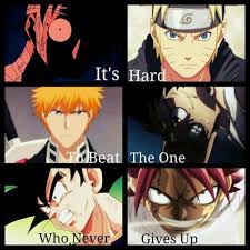 Never Give Up Otaku Anime Anime Qoutes Anime Crossover