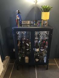 Gin Schrank Ikea Fabrikor Schrank In Blau Lit Blau Fabrikor Gin Ikea Lit Schrank Home Bar Cabinet Ikea Fabrikor Display Cabinets Ikea