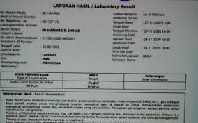 Beredar Surat Hasil Tes Swab Habib Rizieq Begini Tanggapan Mer C Jpnn Com