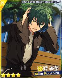 He has a gentle personality, but there are occasionally times when the mind of a natural airhead leaks out. Kagehira Mika Enstars Info