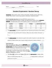 A a's amd amd's aol aol's aws aws's aachen aachen's aaliyah aaliyah's aaron aaron's abbas abbas's abbasid abbasid's abbott abbott's abby abby's abdul abdul's abe abe's abel abel's Gizmo Nuclear Decay Key Docx Nuclear Decayr Answer Key N Alpha Particle Atomic Number Beta Particle Daughter Product Gamma Ray Isotope Mass Number Course Hero