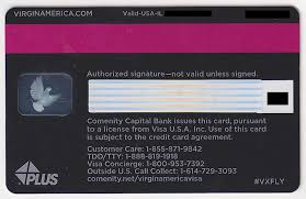 They are also affiliated with caesars entertainment. Comenity Virgin America Visa Signature Credit Card Back Travel With Grant