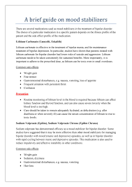 Thyroxine (t4) and triiodothyronine (t3). A Brief Guide On Mood Stabilizers By Yishun Health Issuu