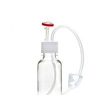 EZBio®, Single-Use Bottle Assembly, 250mL, 38-430 VersaCap, Polycarbonate  (PC), Vented w/ DipTube, 10/cs