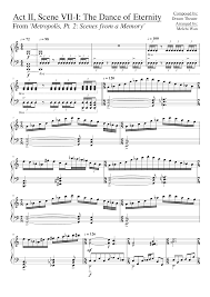 Download The Dance Of Eternity Dream Theater Piano Solo Sheet Music For Piano Solo Download And Print In Pdf Or Midi Free Sheet Music Musescore Com