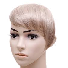 Don't be afraid to experiment with blonde highlights on your chestnut. Women Synthetic Bang Side Part Hair Blonde Straight Bangs Extension For Girls Dark Brown Fringes High Temperature Fiber Synthetic Bangs Aliexpress