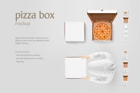 Chocolate packaging mockup square size. Pizza Box Mockup Graphicburger Free Download Mockup