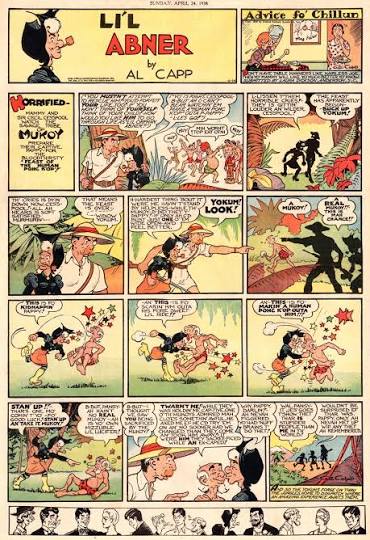 Al Capp, "Lil Abner", April 24, 1938 (scanned from my collection)
